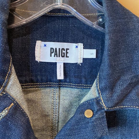 PAIGE Blue Jean Jacket - Picture 2 of 4